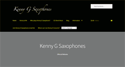 Desktop Screenshot of kennygsaxophones.com